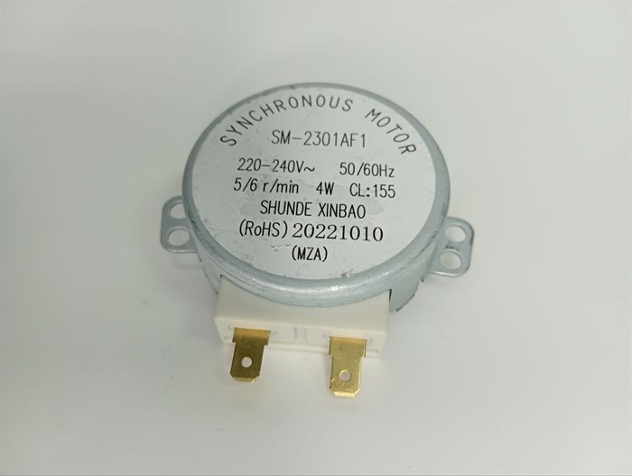 Двигатель поворотный 220V 4W SM-2301AF1 микроволновой печи JVC JK-MW210MG DV 0316 - фото 18123