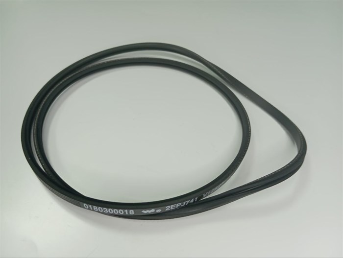 0180300018 Ремень приводной 2EPJ741 V12527 сушильной машины Haier HD90-A2959 0180300018 - фото 18586