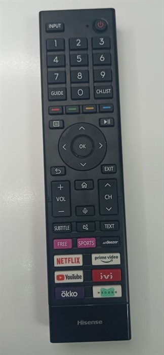 Пульт для телевизора Hisense 65E7HQ с голосовым управлением 14574 - фото 18621