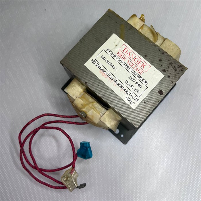 Высоковольтный трансформатор MD701EMR-1 Б/У для микроволновой печи MD701EMR-1-БУ - фото 194885