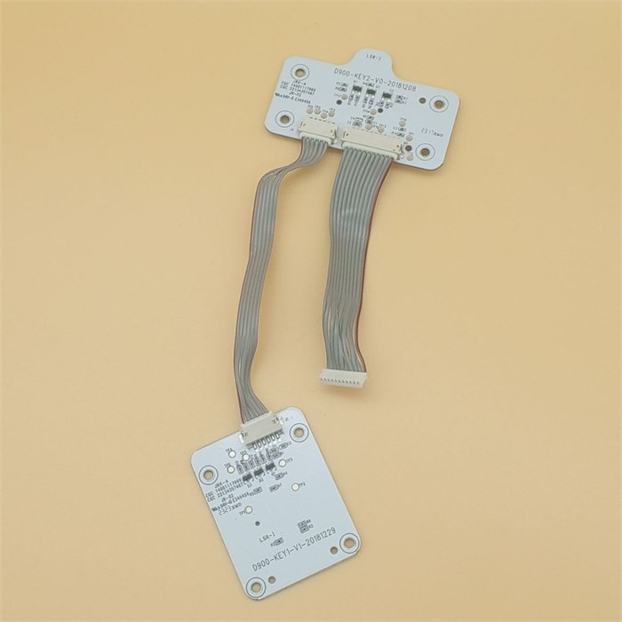 Плата с кнопкой включения (D900-KEY1-V1-20181229) робота пылесоса Polaris PVCR 3200 IQ Home Aqua RTS1747600000851409 - фото 596736