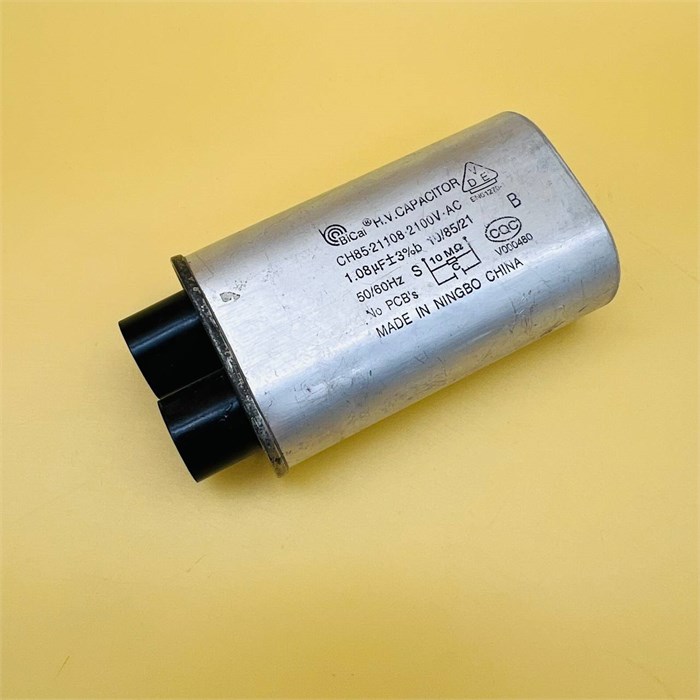 Высоковольтный конденсатор Б/У CH85-21108 1,08µF±3%b 2100VAC для микроволновой печи Evgo EM-2338G CH85-21108-бу - фото 605195