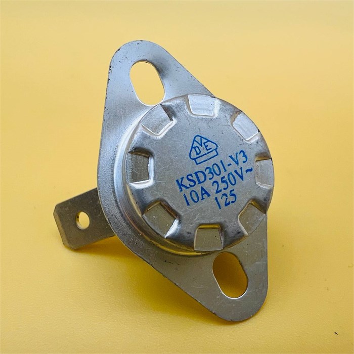 Термостат защитный Б/У KSD301-V3 10A 250V 125°C RTS1747600000851551-БУ - фото 606547