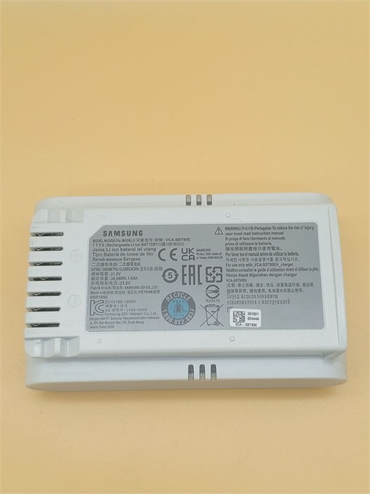 Аккумулятор-Б/У 21,6V 38.88mAh белый для пылесоса Samsung Jet 90E pet RTS1747600000853044-БУ - фото 689673