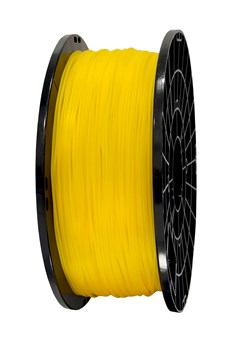 TPU пластик для 3Д принтера «Губка Боб» (жёлтый)  1,75 мм 1кг от завода FDplast 6801FD
