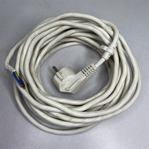 Шнур питания Б/У 3*1mm² 16A  250V 8м угловая вилка RTS174760000080978-БУ