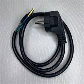 Шнур питания Б/У 3*0,75mm² 16A  250V 0.7м угловая вилка RTS174760000080977-бу