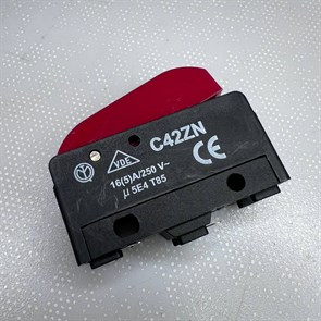 Кнопка подачи пара C42ZN (16 ампер, 250 вольт) для промышленных утюгов C42ZN