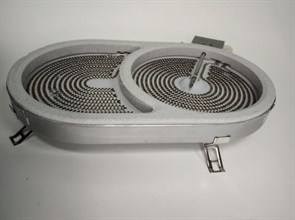 Конфорка (овальная) стеклокерамической плиты 2000/1100W D250/140 10.57411.504