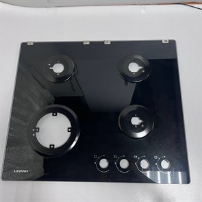 12566200A22628 Стеклокерамическая панель газовой варочной поверхности Leran GH64522BG 12566200A22628