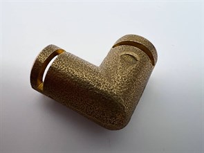 SS 0024 Соединитель трубок d7 8 12x24x22mm угловой латунь SS 0024