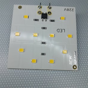 Лампочка холодильника, модуль светодиодный POZIS LED 50x50мм КХ-0010154