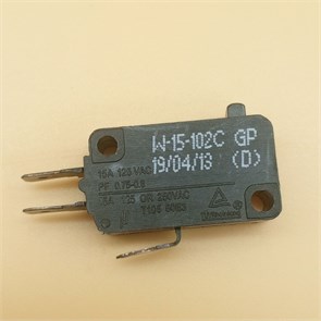 Микропереключатель (концевой) 3-х контактный Б/У W-15-102C GP 19/04/13(D) для СВЧ RTS174760000084395-БУ