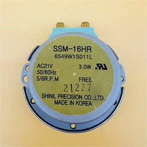 Мотор вращения тарелки SSM-16HR (6549W1S011L) для микроволновых печей 6549W1S011L