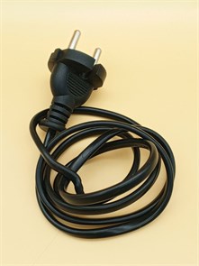 Шнур сетевой для бытовой техники 2х0.75mm 16A 1 метр RTS1747600000851890