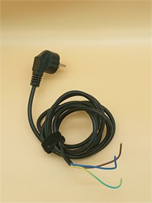 Шнур питания 3*0,75mm² 16A 250V 200см угловая вилка RTS1747600000852009