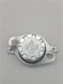 Термостат Б/У биметаллический KSD301-G 250V 10A 170C RTS1747600000853062-БУ