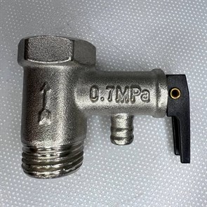 Клапан предохранительный 1/2", 7 бар, с ручкой RTS5677-1