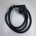 Шнур питания Б/У 3*0,75mm² 16A  250V 0.7м угловая вилка RTS174760000080977-бу - фото 144173