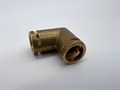 SS 0024 Соединитель трубок d7 8 12x24x22mm угловой латунь SS 0024
