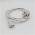 Шнур питания Б/У 3*0,75mm² 16A 250V 1м угловая вилка RTS174760000081970-Б/У - фото 376556