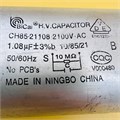 Высоковольтный конденсатор Б/У CH85-21108 1,08µF±3%b 2100VAC для микроволновой печи Evgo EM-2338G CH85-21108-бу
