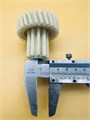Шестерня мясорубки Kenwood MG350/360 средняя Ø55/28mm зубья 24/10шт (косой/прямой) КХ-0009746